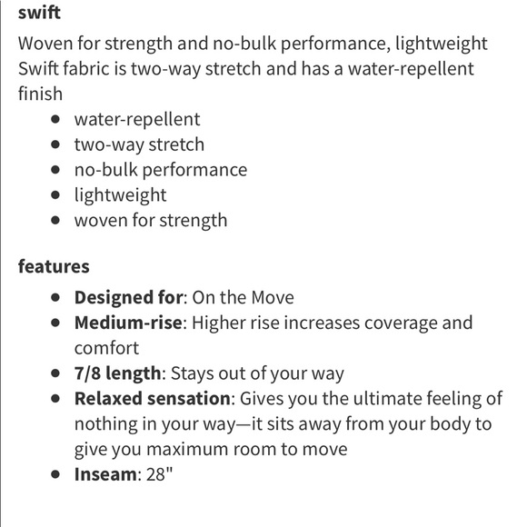 Lululemon Street To Studio Pant II *Unlined 28" - Picture 10 of 10